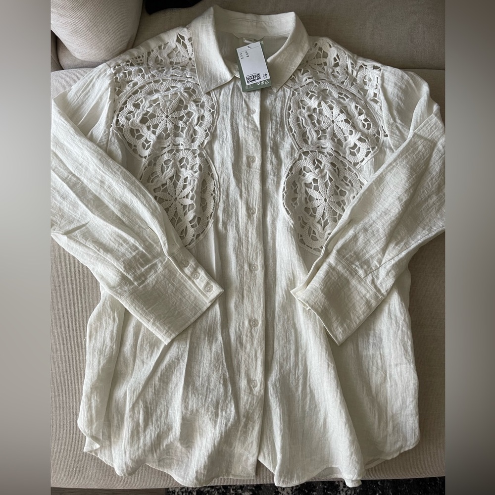 H&M oversized button up